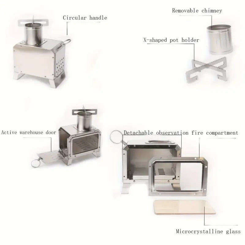Stove Portable Outdoor Barbecue Grill-3