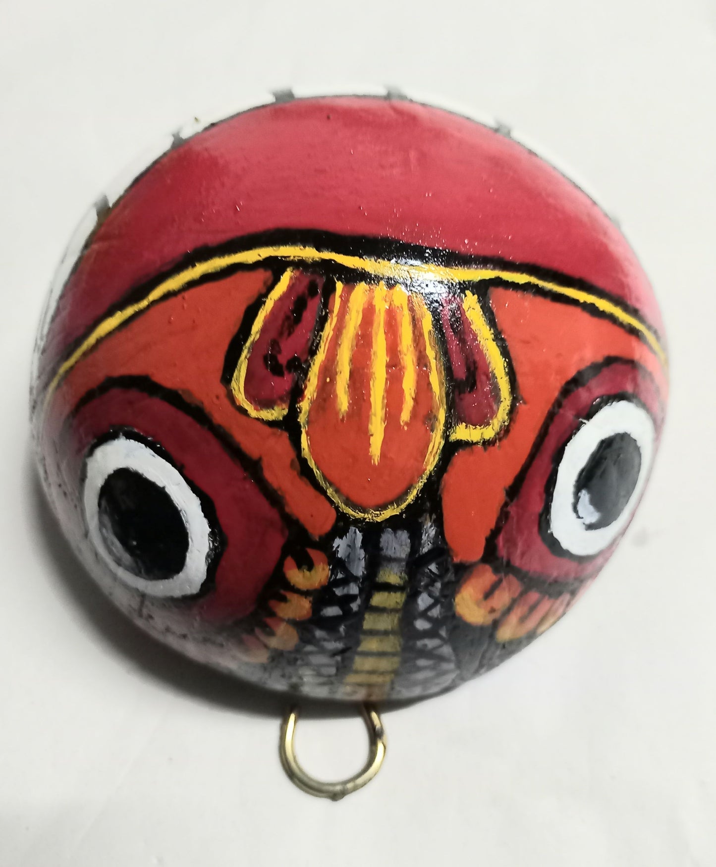 Traditional Sri Lankan Face Mask, 100% Eco Friendly Hand Crafted Coconut Shell Mask
