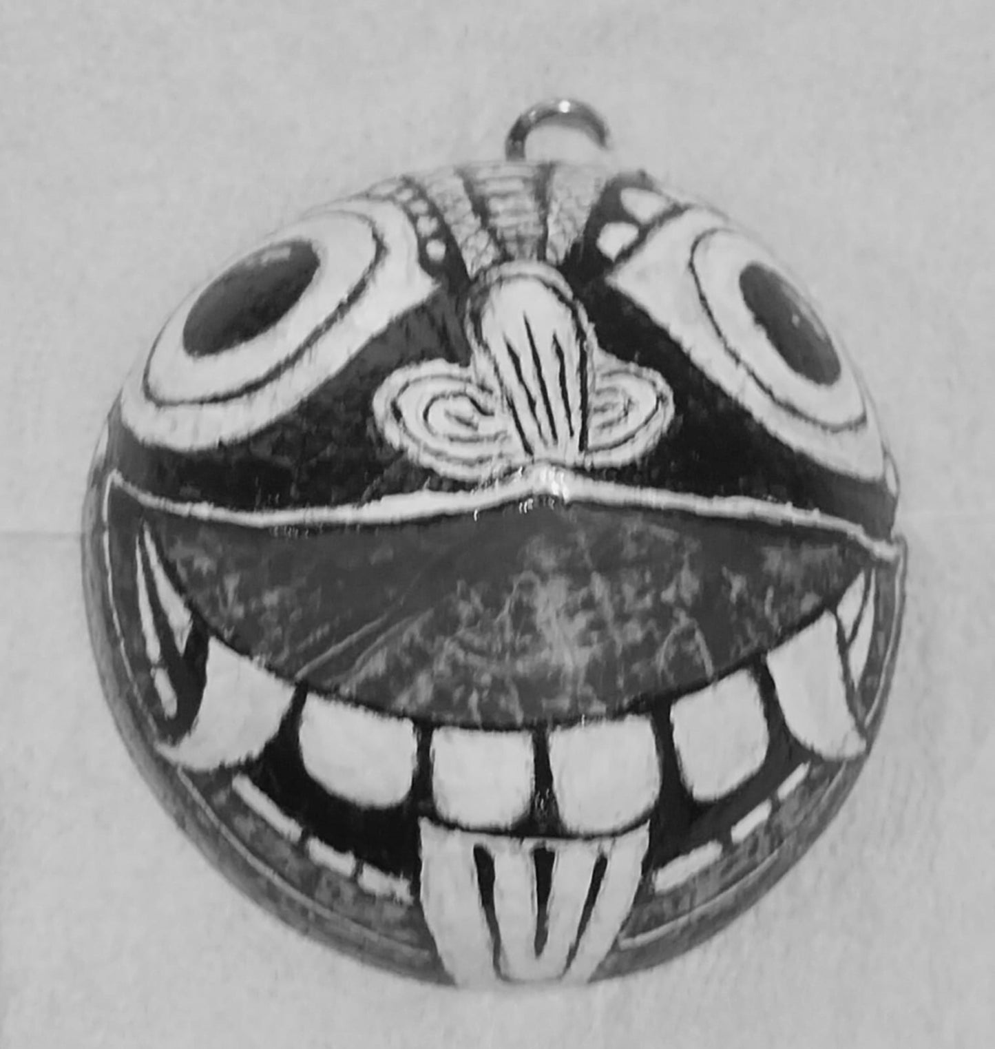 Traditional Sri Lankan Face Mask, 100% Eco Friendly Hand Crafted Coconut Shell Mask