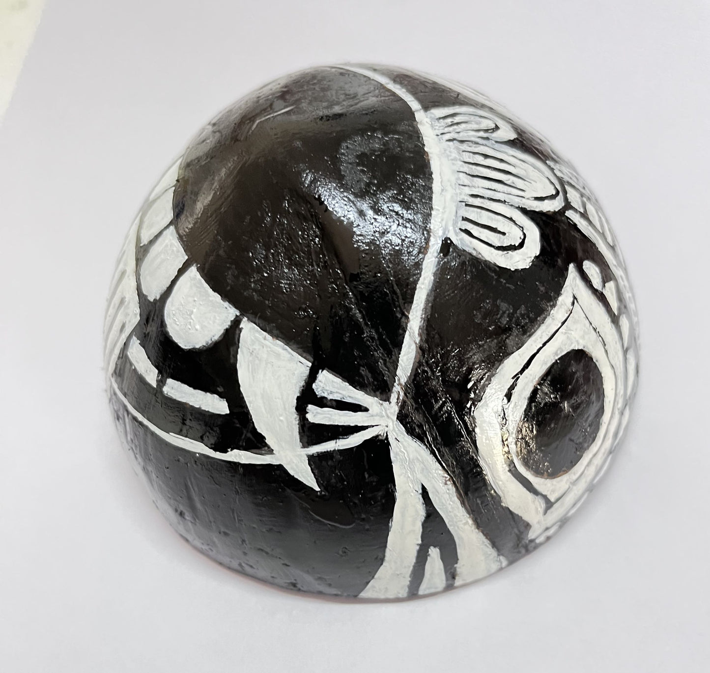 Traditional Sri Lankan Face Mask, 100% Eco Friendly Hand Crafted Coconut Shell Mask