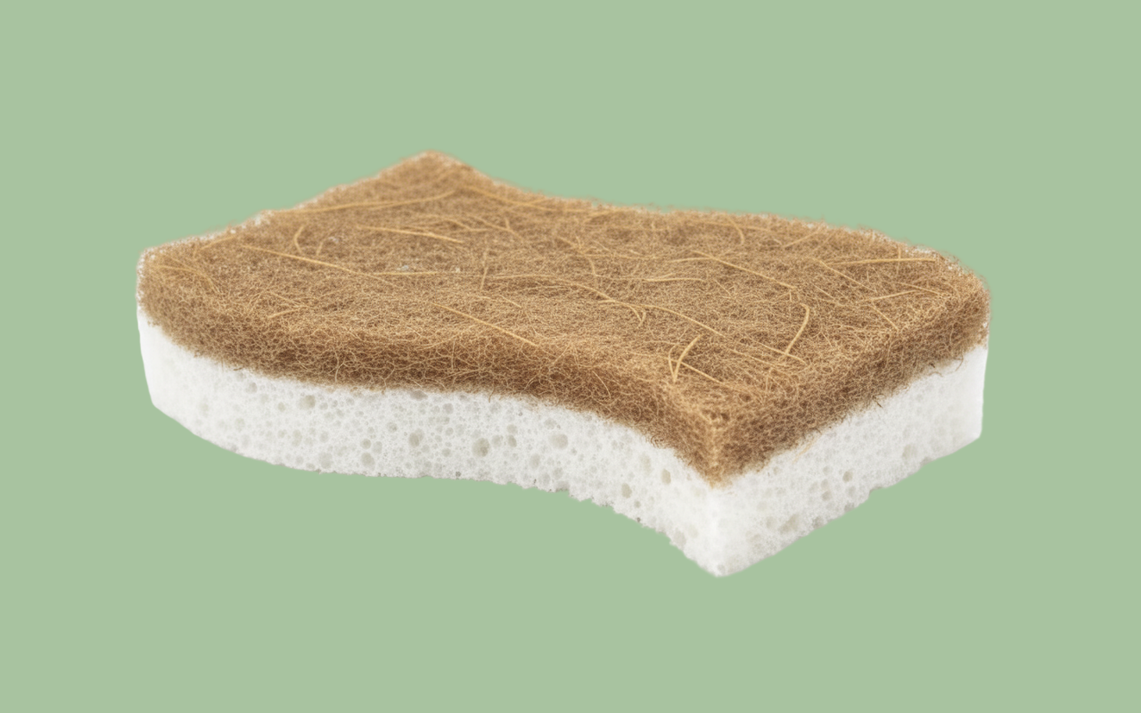 Natural Cellulose Scrub Sponges - 2-Pack | Plastic-Free Cleaning Made Easy-0