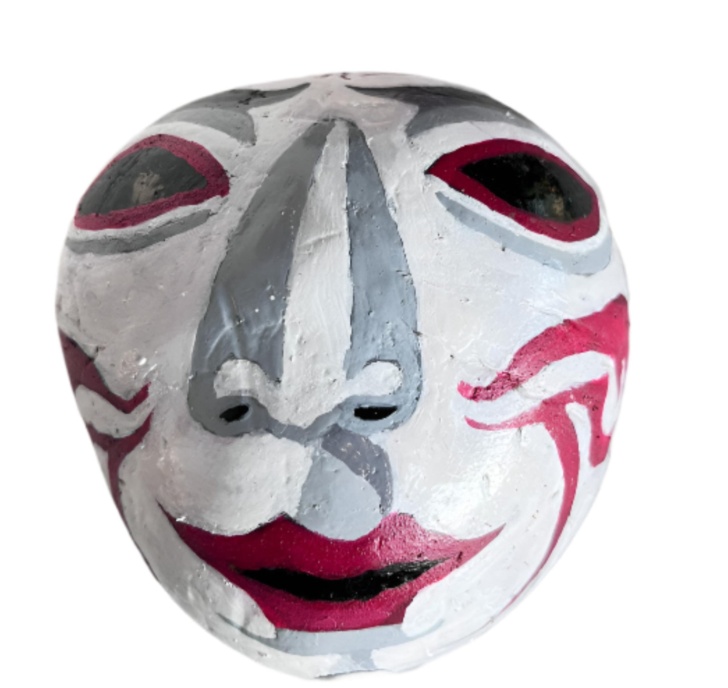 Traditional Face Mask, 100% Eco Friendly Hand Crafted Coconut Shell Japanese Kabuki Mask