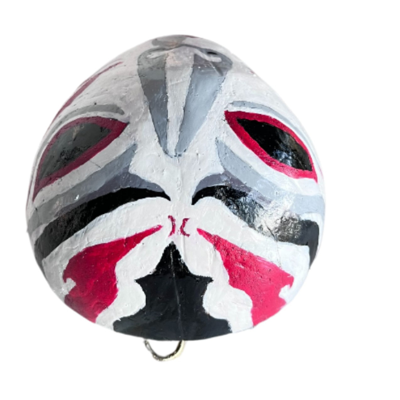 Traditional Face Mask, 100% Eco Friendly Hand Crafted Coconut Shell Japanese Kabuki Mask
